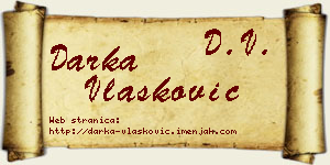 Darka Vlašković vizit kartica